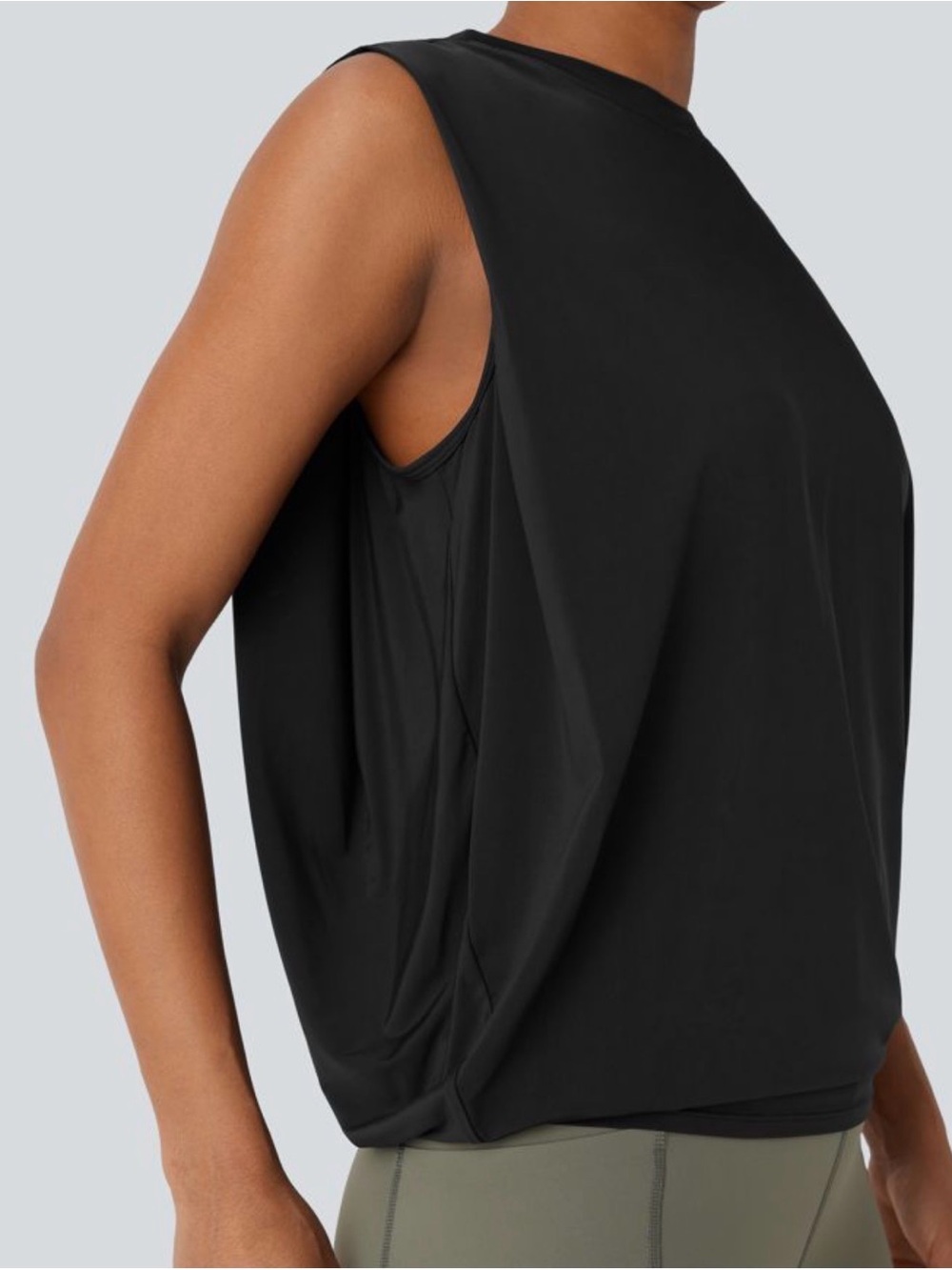 Halara Sleeveless High-Neck Activewear Tank Top Size Large